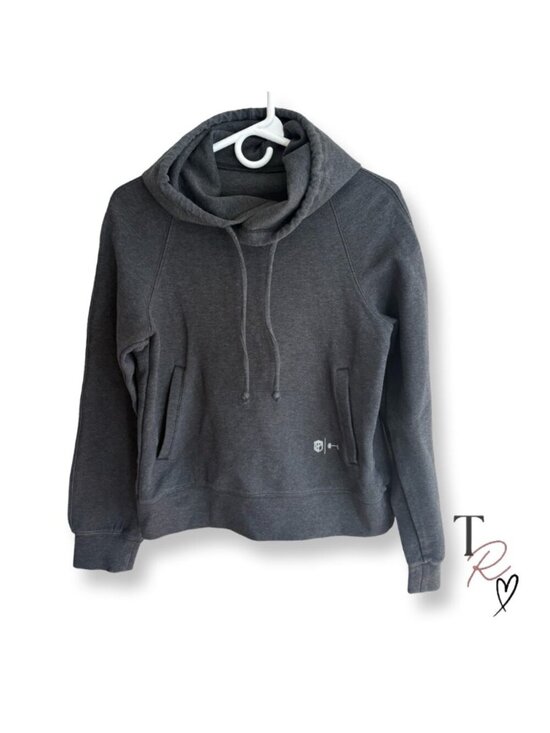 Born Primitive Tops - Born Primitive x Savage Barbell Hoodie Pullover Athletic Charcoal Gray Size M